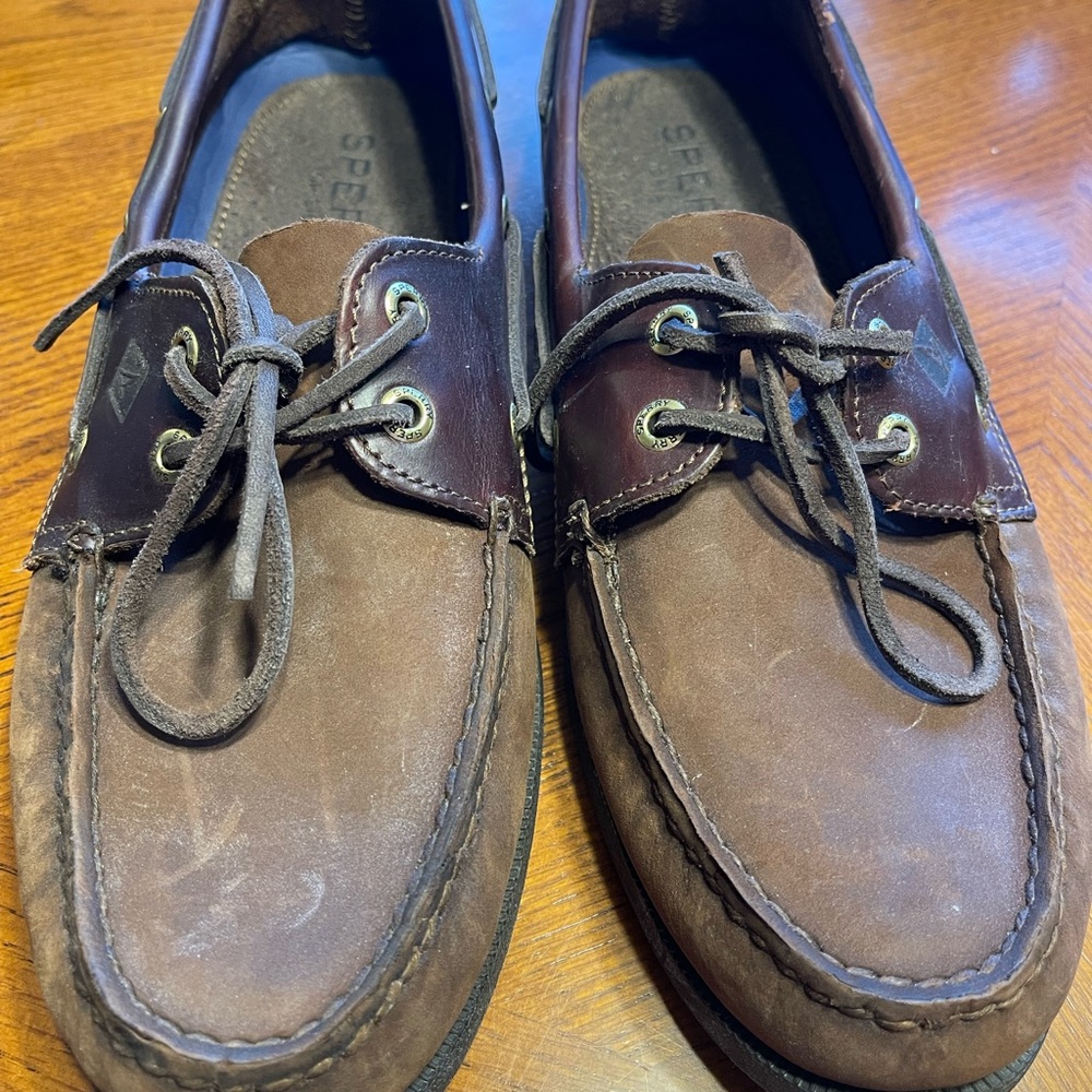 Sperry Men's Brown Leather Boat Shoe